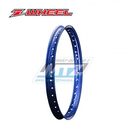 Rfek motocyklov - rozmr 1,60x21" 36H (pedvrtan / 36 otvor) ZETA Z-WHEEL W01-92412 - modr (pedn)