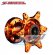 Nába přední Z-WHEEL ASTELIGHT HUB - ZETA W41-51117 - KTM 125+144+150+250SX + 125+200+250+300EXC + 250+350+450+505SXF + 250+350+400+450+500+525+530EXC - oranžová